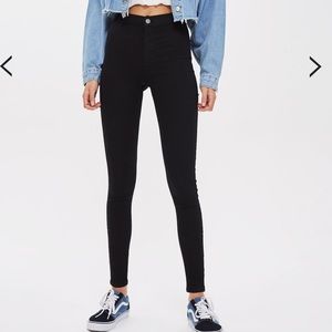 Topshop Joni black jeans